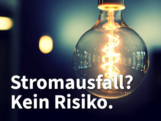 Stromausfall? Kein Risiko!